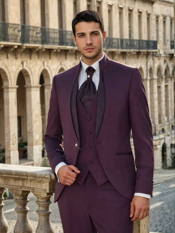 Costume homme bordeaux Mexique – Maison Preciosa Dax