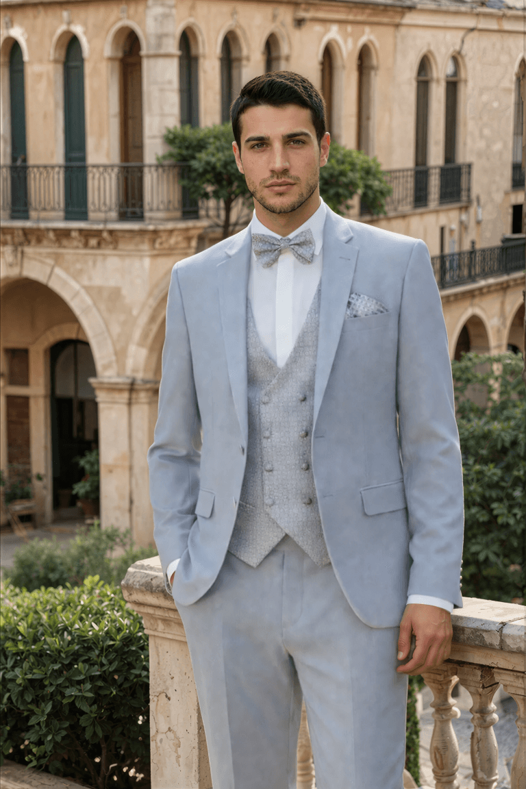 Costume homme bleu Salas – Maison Preciosa Dax