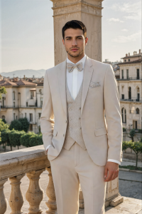 Costume homme beige Salas – Maison Preciosa Dax