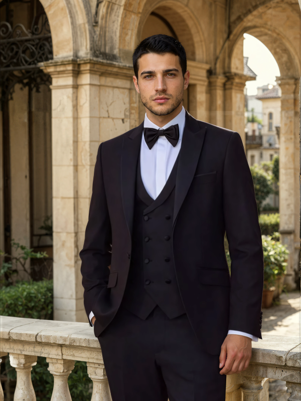 Costume homme noir Mustang – Maison Preciosa Dax