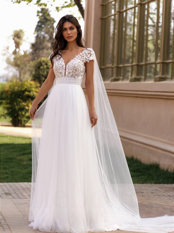 robe de mariée Hera bohème dentelle Maison Preciosa Dax