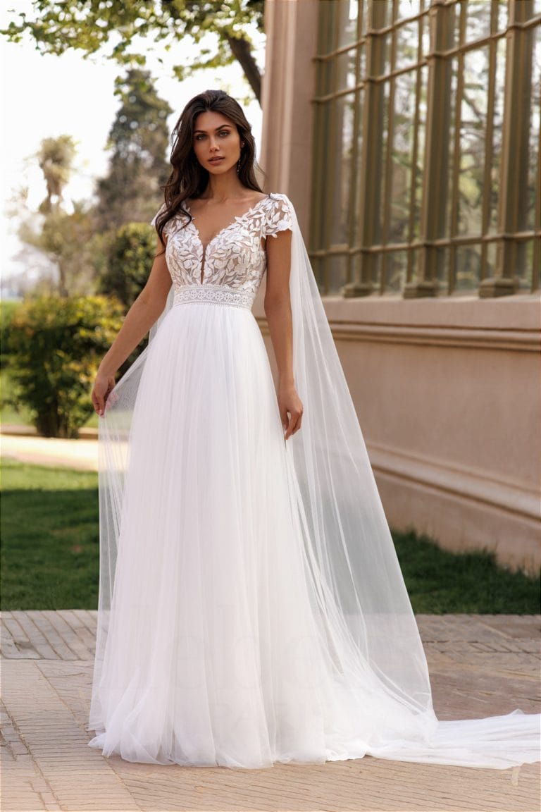 Se marier au Pays Basque : robe, costume et inspirations 83 robe de mariée Hera bohème dentelle Maison Preciosa Dax