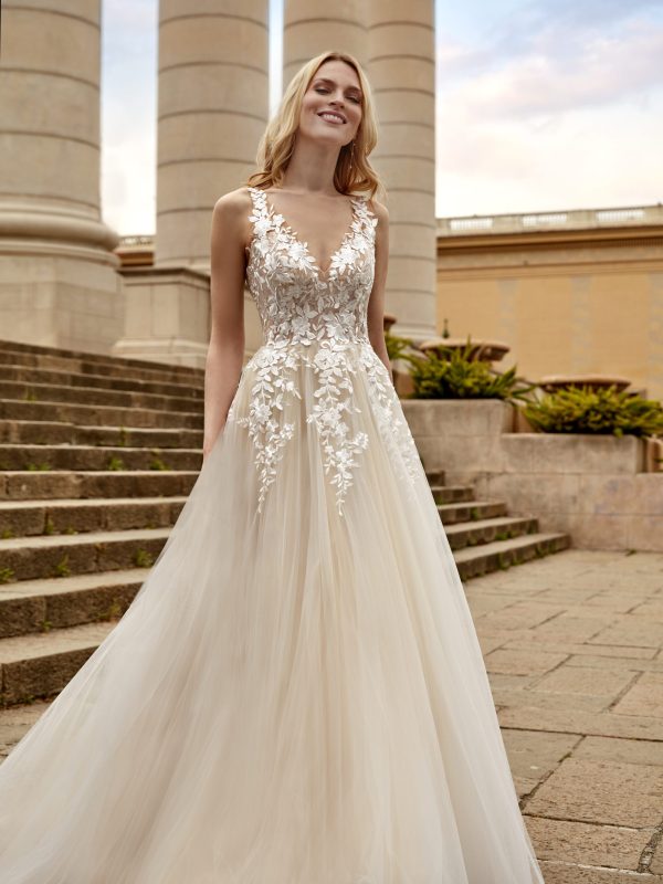 robe de mariée Isadora princesse dentelle Maison Preciosa Dax
