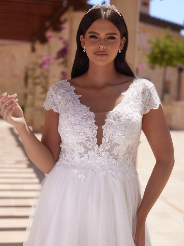 robe de mariée Lexa princesse dentelle Maison Preciosa Dax