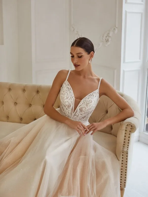 robe de mariée Talaria princesse dentelle Maison Preciosa Dax