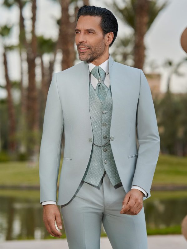Costume homme vert sauge Bonifacio mariage – Maison Preciosa Dax